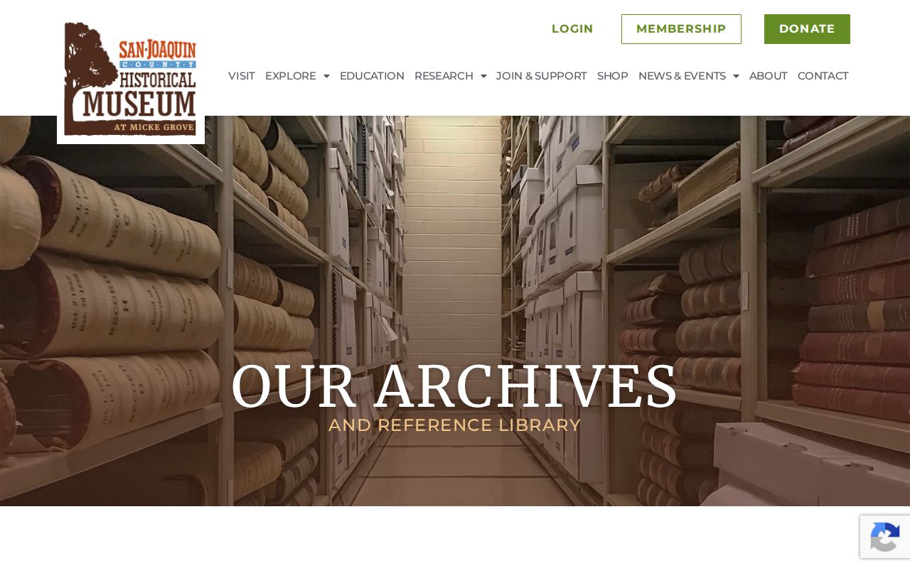 Mountain House city directory archive at the San Joaquin County Historical Museum