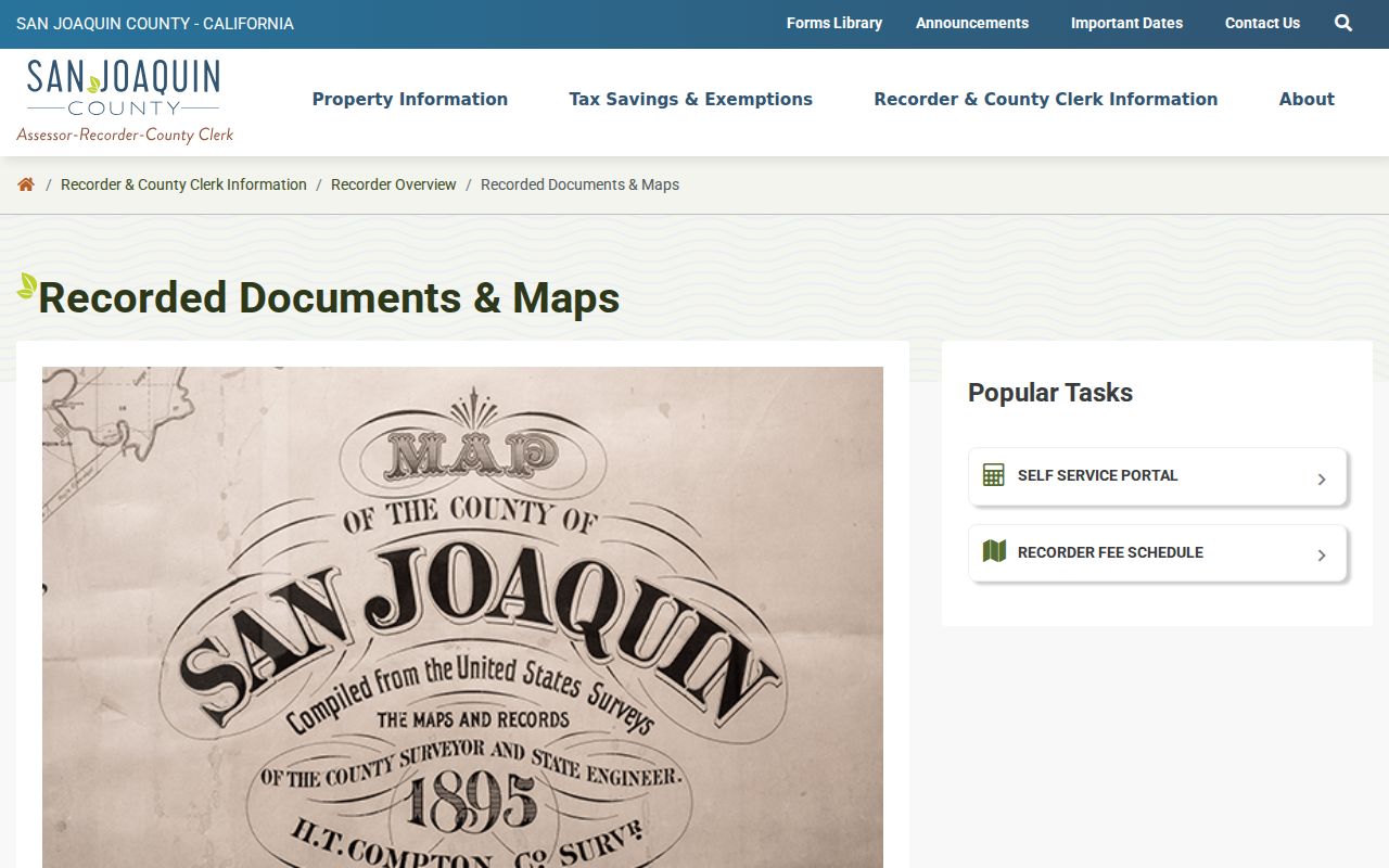Mountain House street directory recorded documents and maps